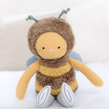 Load image into Gallery viewer, Crochet Bee Babygrow and Rattle Toy Set - Black Friday Offer
