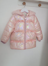 Load image into Gallery viewer, Girls pink shimmering jacket
