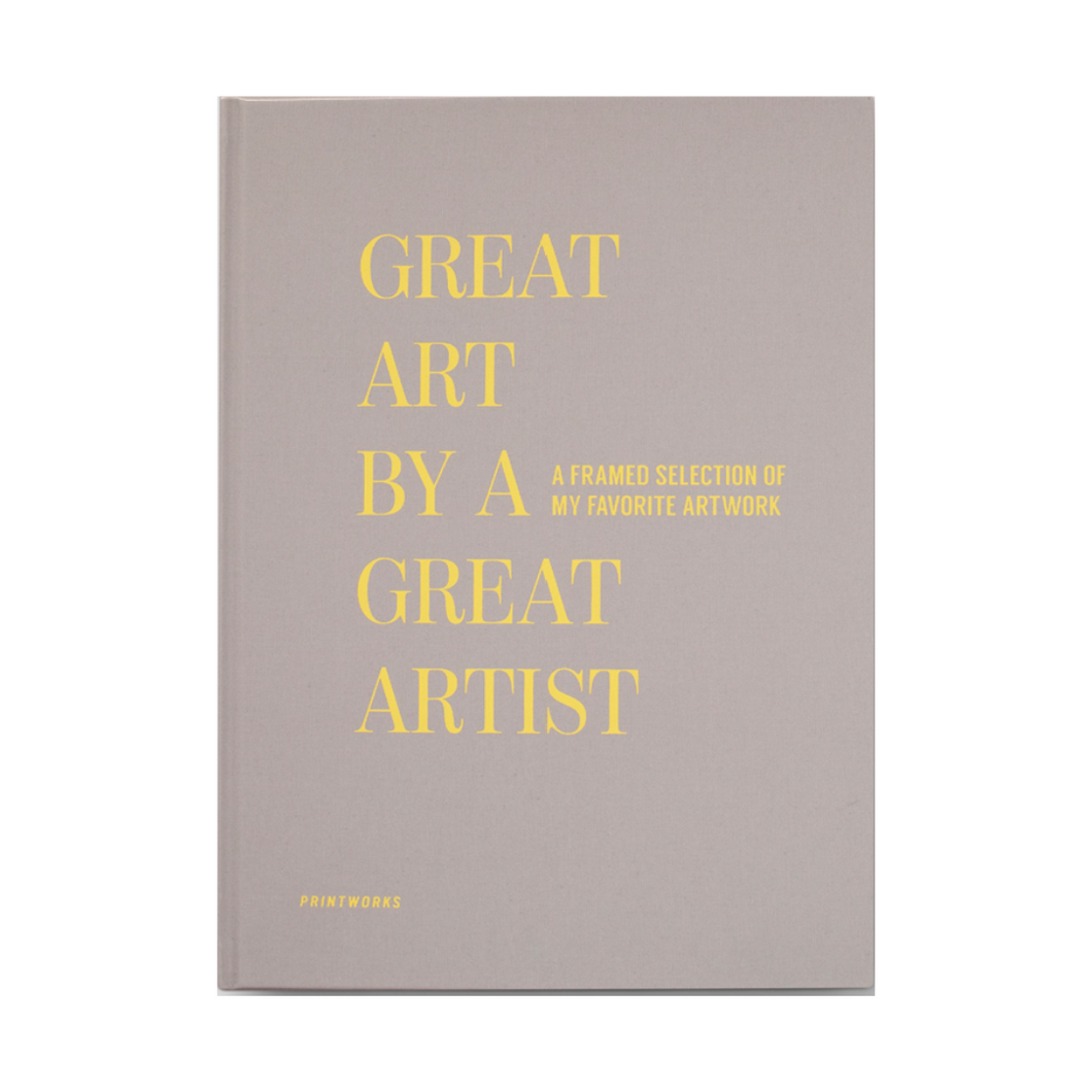 'Great Art by a Great Artist' - Beige