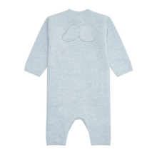 Load image into Gallery viewer, Angel Wing Ariel Cashmere Romper in Blue
