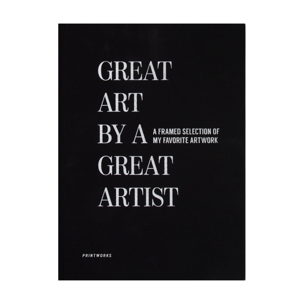 'Great Art by a Great Artist' - Black