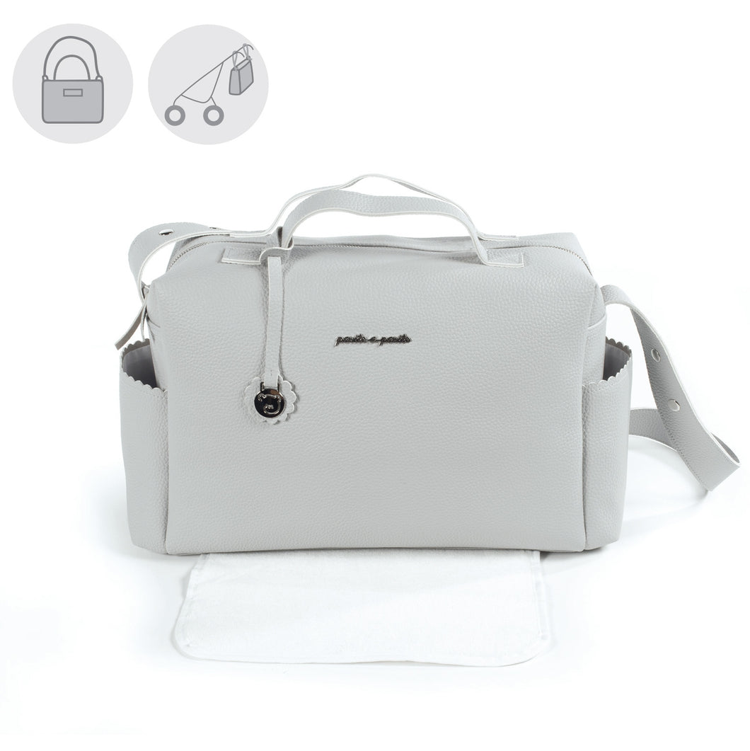 'Biscuit' Baby Changing Bag - Grey