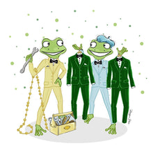 Load image into Gallery viewer, Oli and Basil &quot;The Dashing Frogs of Travel&quot;
