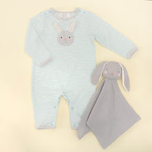 Load image into Gallery viewer, Applique Towelling Bunny Babygro
