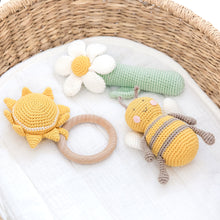 Load image into Gallery viewer, Crochet Baby Bee Rattle Toy
