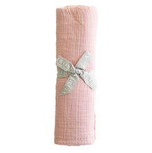 Load image into Gallery viewer, Muslin Cotton Swaddle Rosewater
