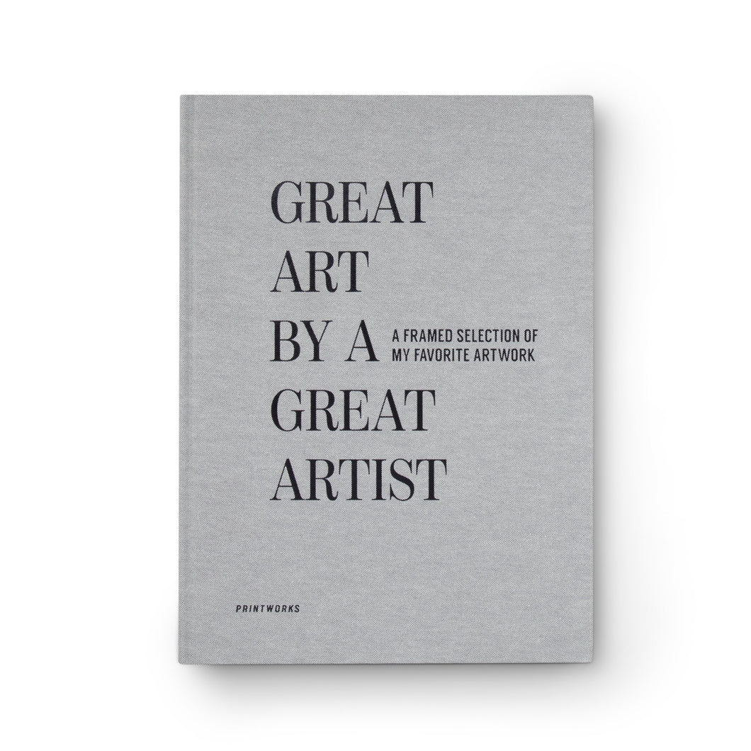 'Great Art by a Great Artist' - Grey