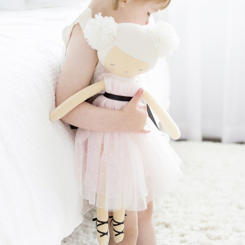 'Scarlett Pom Pom' Doll 48cm Pink