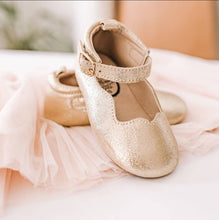 Load image into Gallery viewer, Gold Glitter Olivia Shoe
