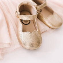Load image into Gallery viewer, Gold Glitter Olivia Shoe

