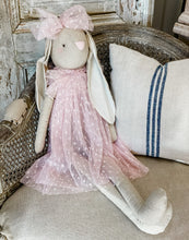 Load image into Gallery viewer, &#39;Bea&#39; Linen Bunny 70 cm Pink
